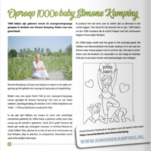 1000ste baby in Vierkrant Schuytgraaf