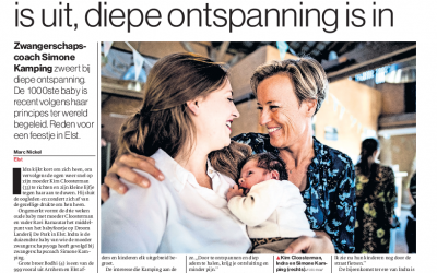 In de krant – 1000ste babyfeest